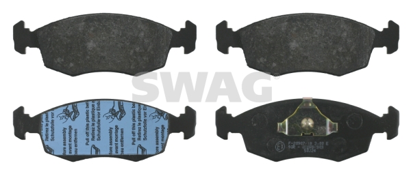 set placute frana,frana disc 50 91 6021 SWAG
